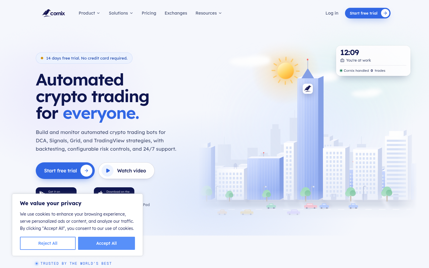 Homepage of the website, as captured