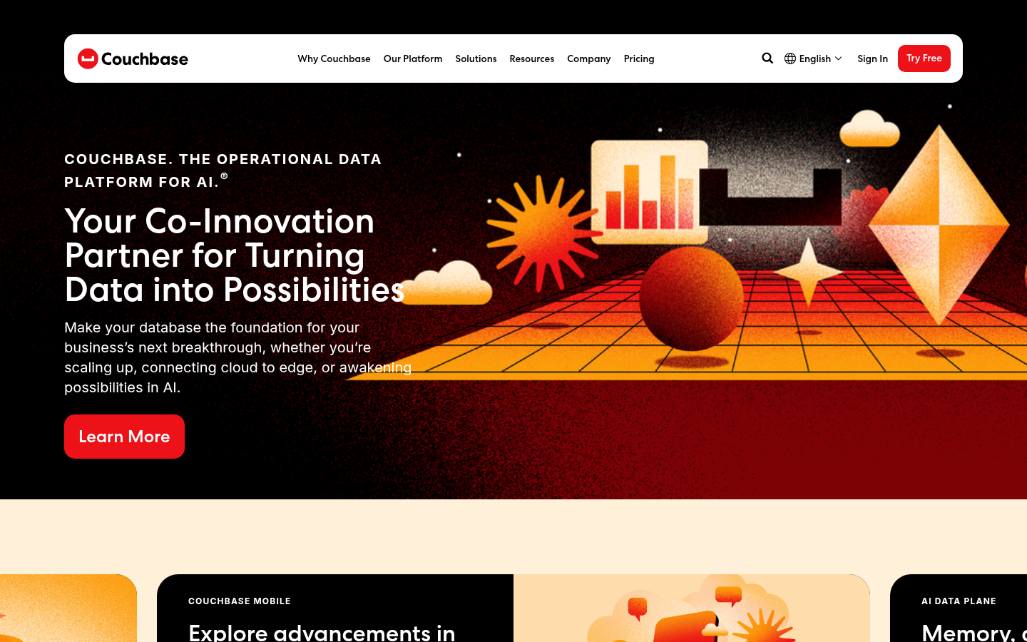 Homepage of the website, as captured