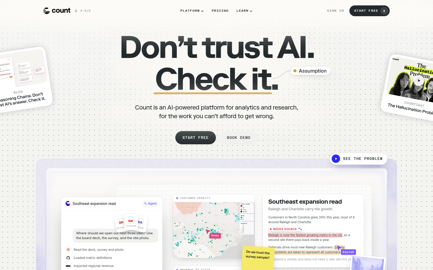 Homepage of the website, as captured