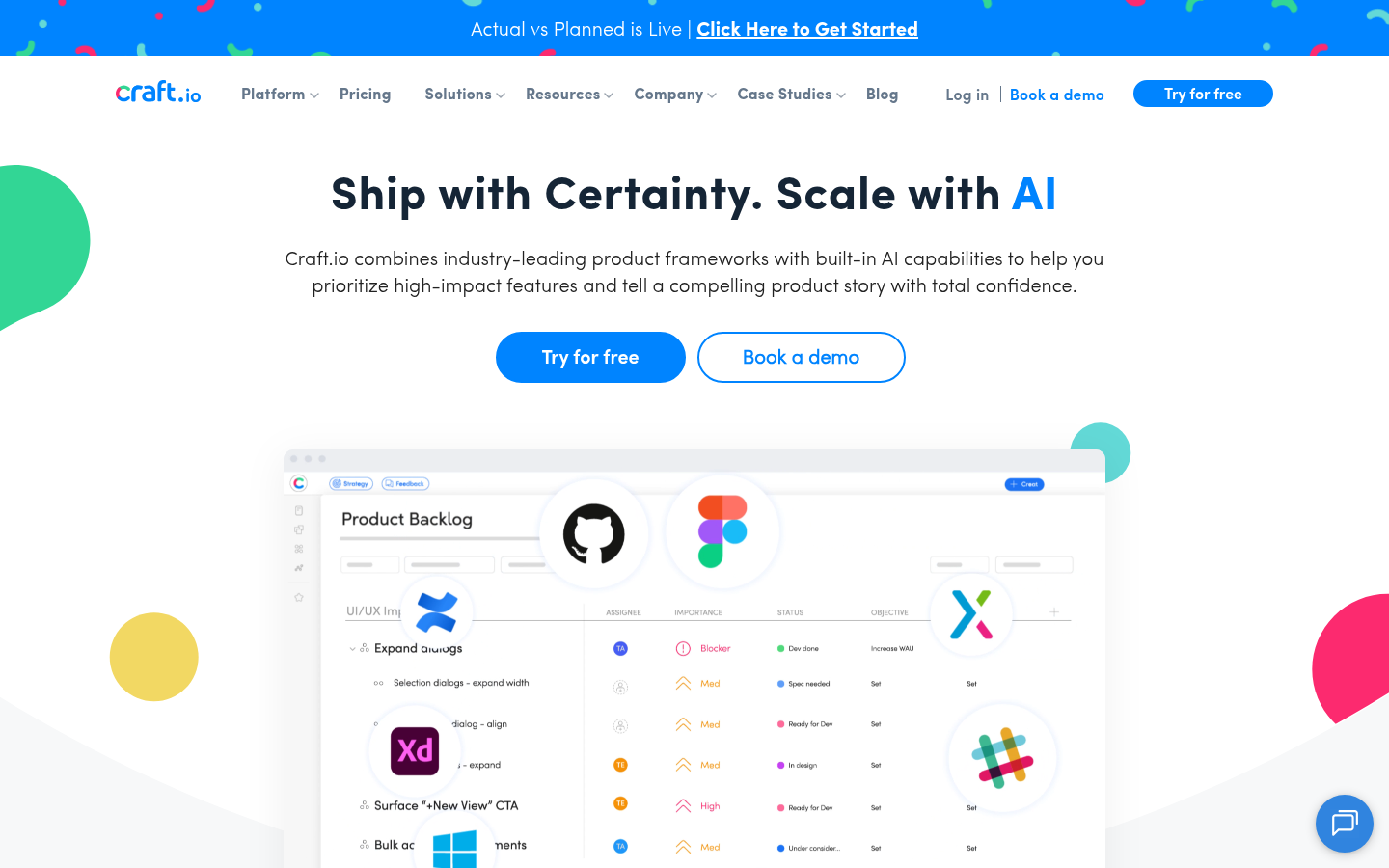 Homepage of the website, as captured