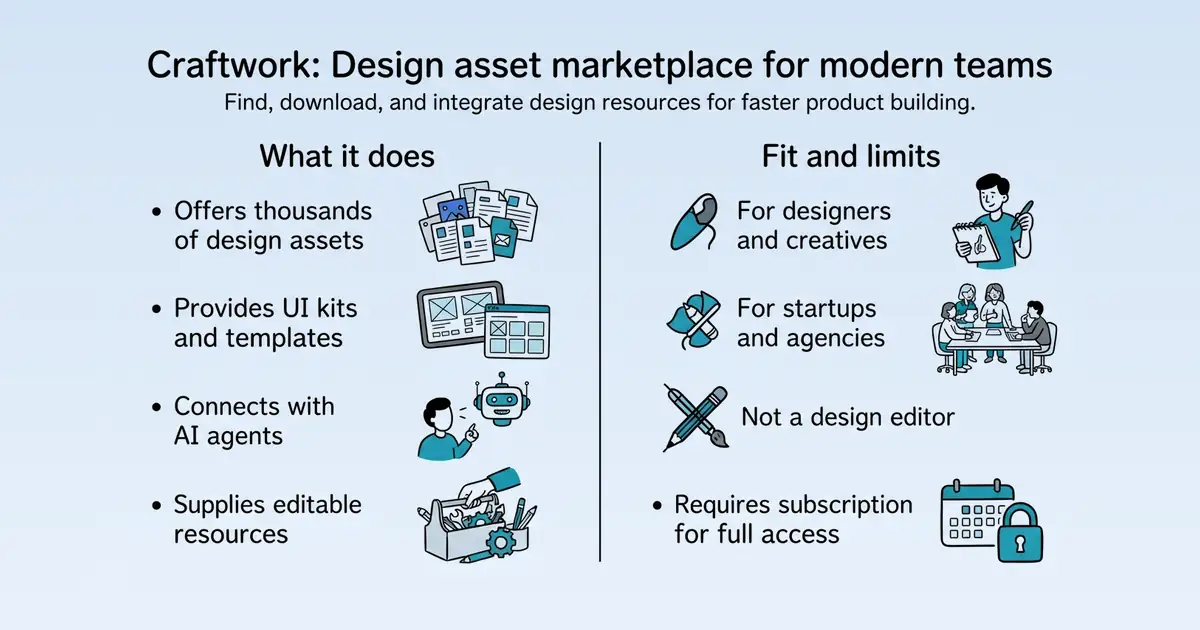 Craftwork at a glance