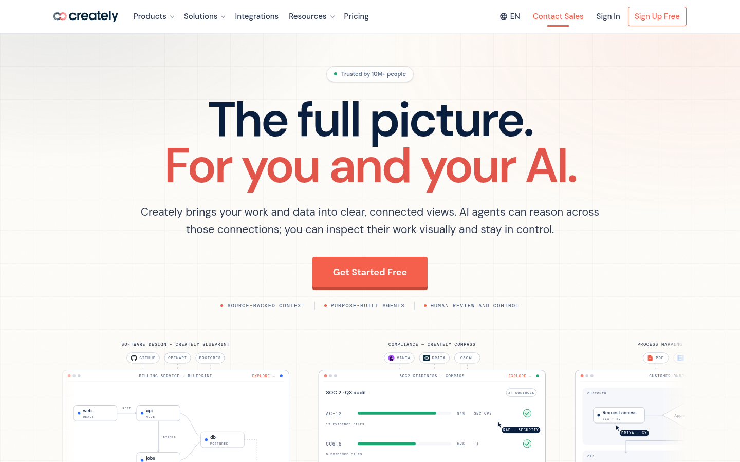 Homepage of the website, as captured