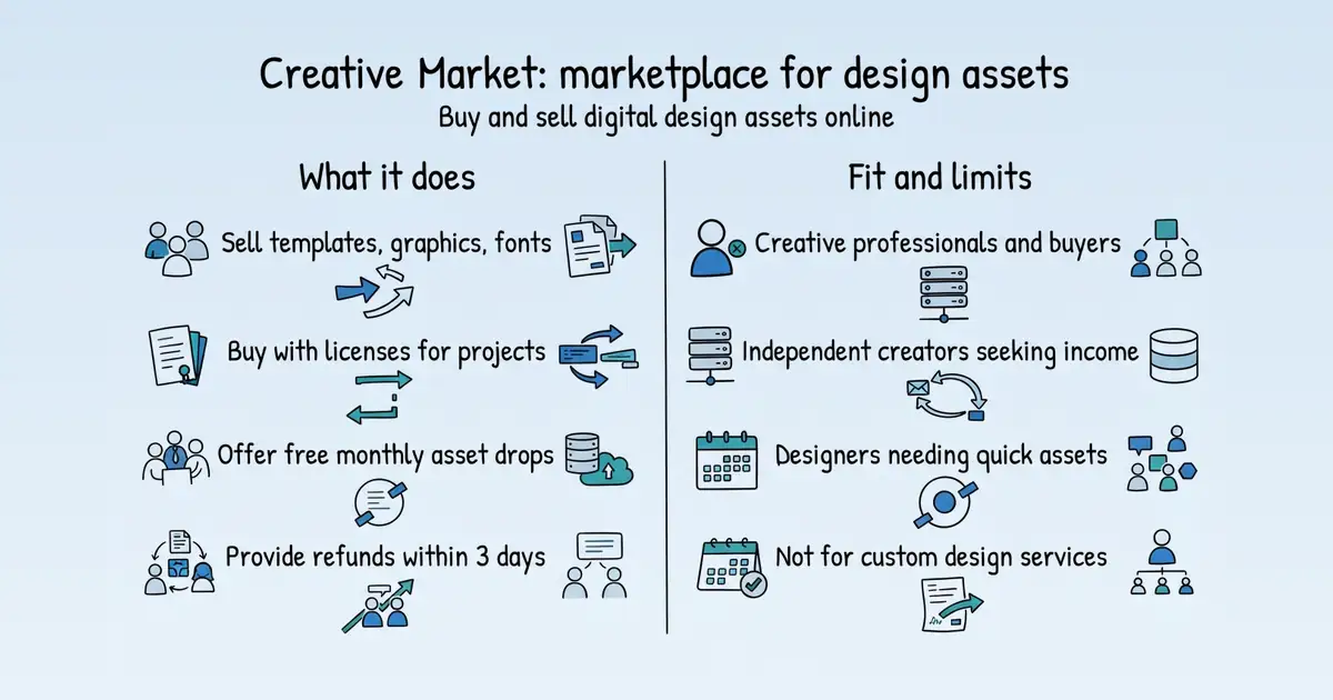 Creative Market at a glance