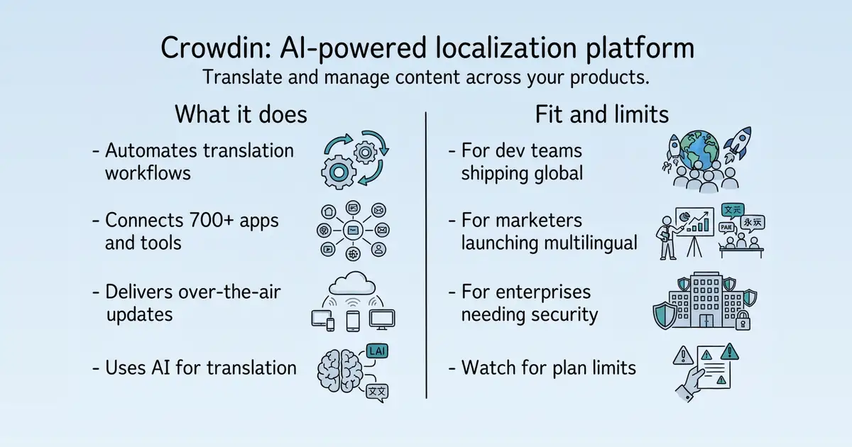 Crowdin at a glance