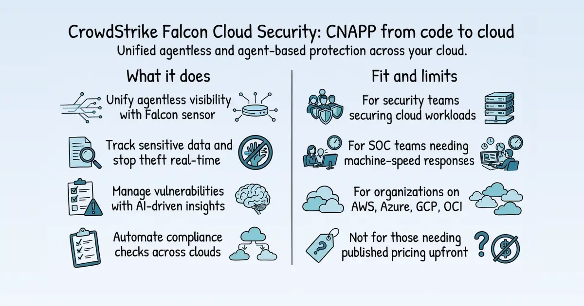 CrowdStrike Falcon Cloud Security at a glance
