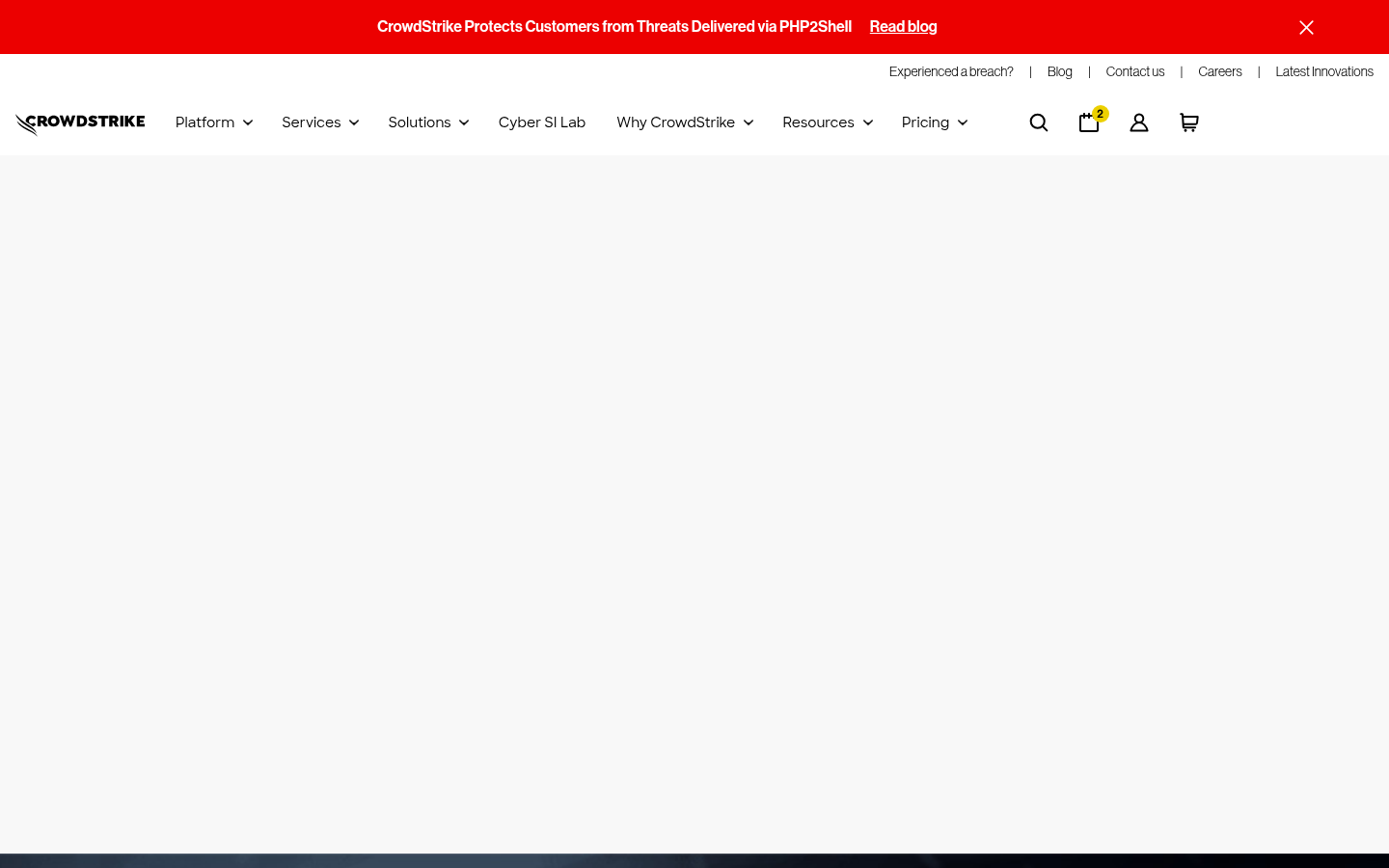 Homepage of the website, as captured