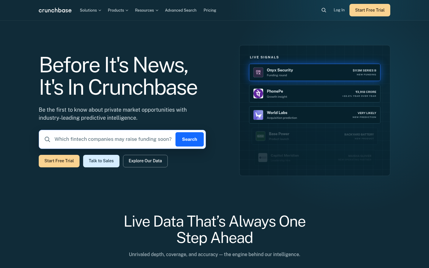 Homepage of the website, as captured