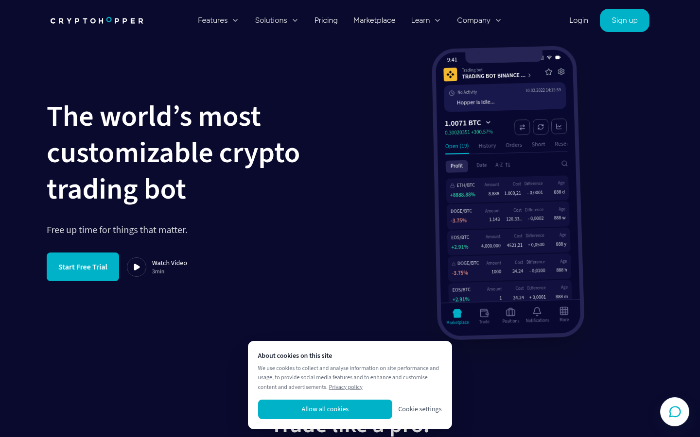 Homepage of the website, as captured