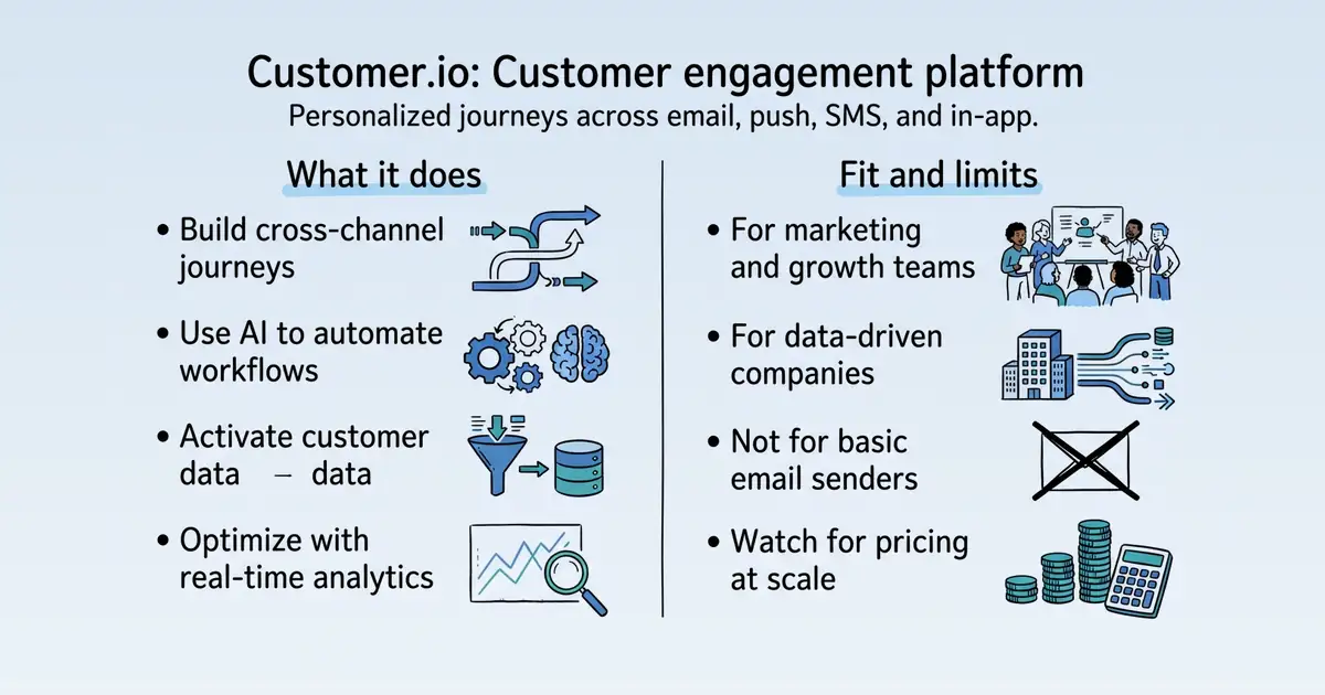 Customer.io at a glance