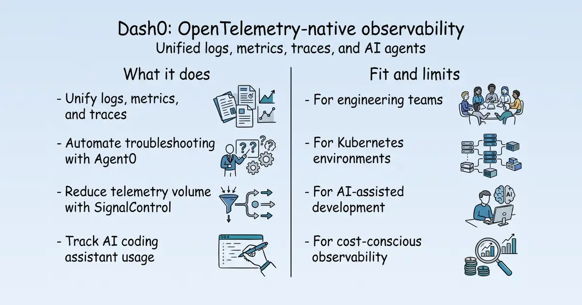 Dash0 at a glance