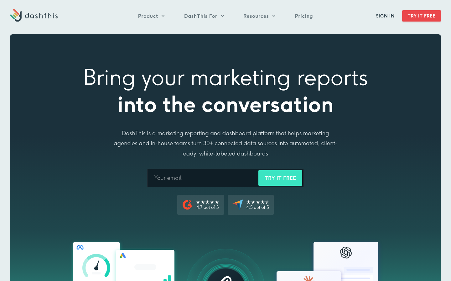 Homepage of the website, as captured