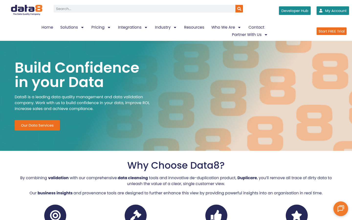 Homepage of the website, as captured