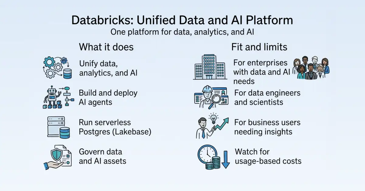 Databricks Data + AI Platform at a glance