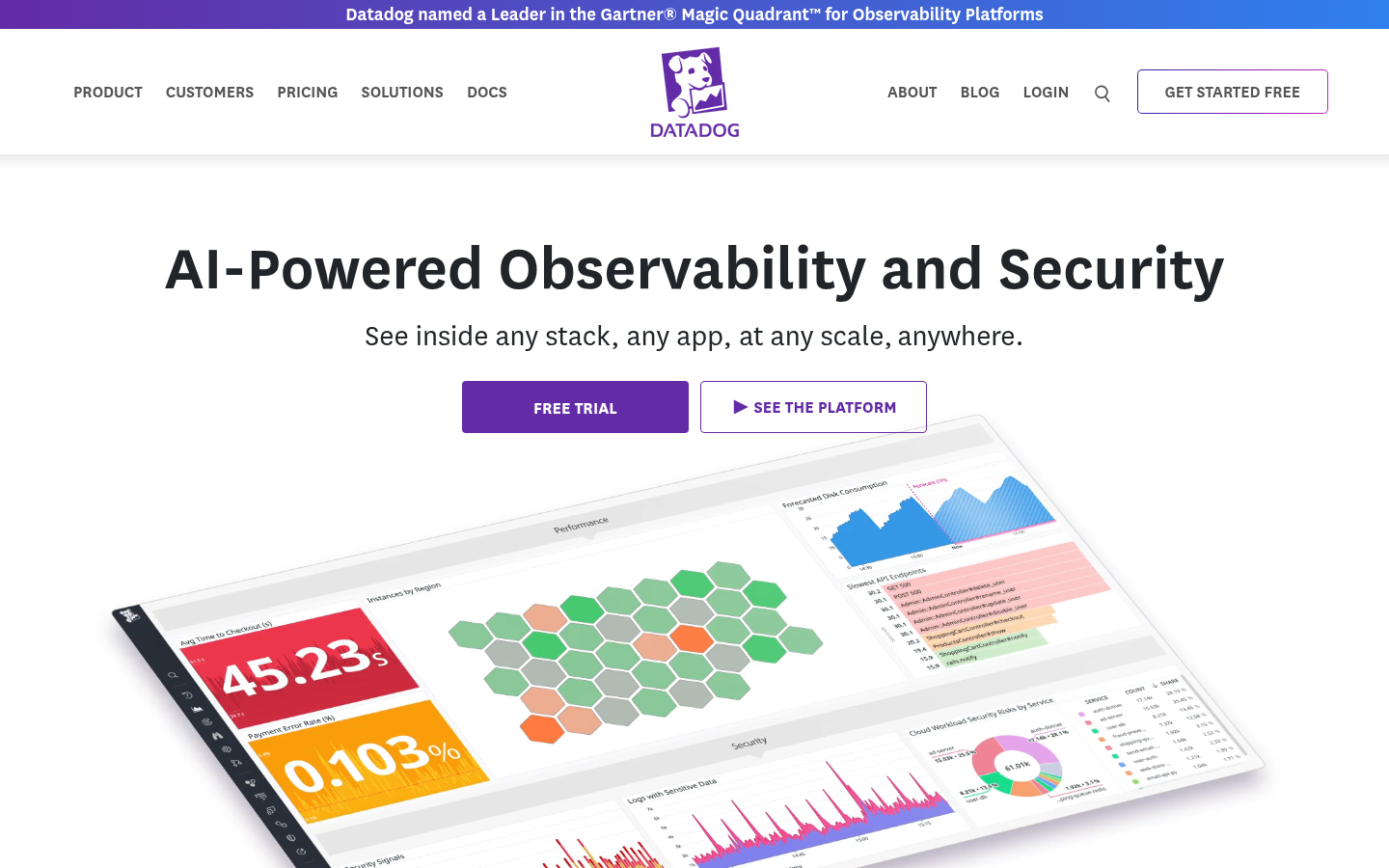 Homepage of the website, as captured