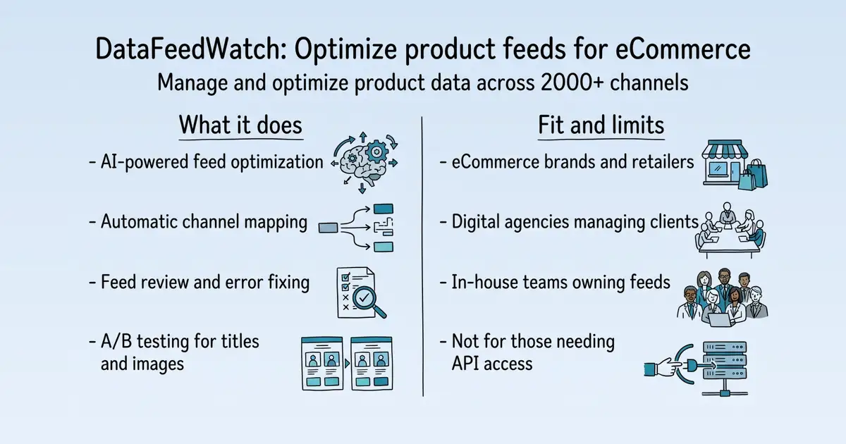 DataFeedWatch at a glance