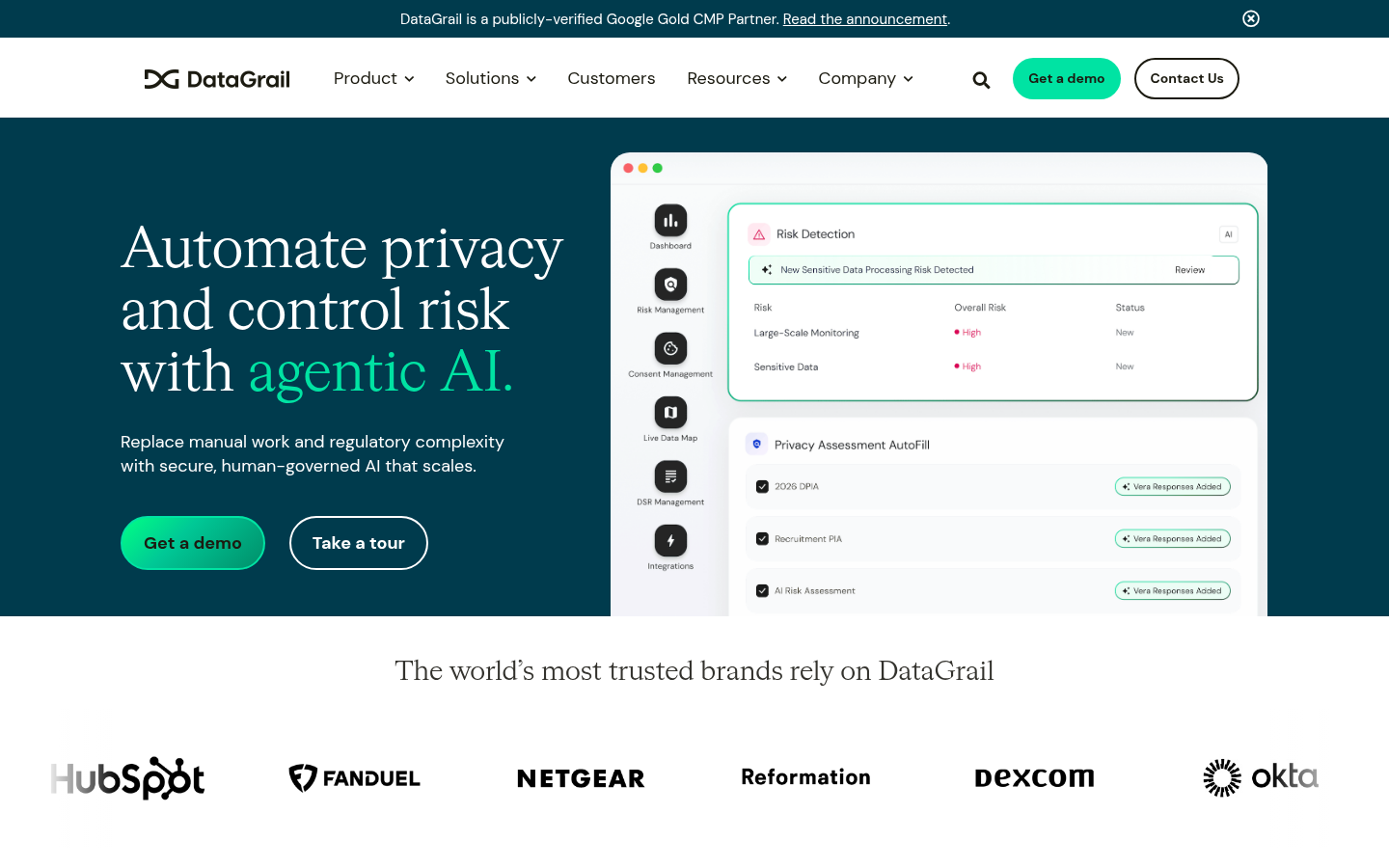 Homepage of the website, as captured