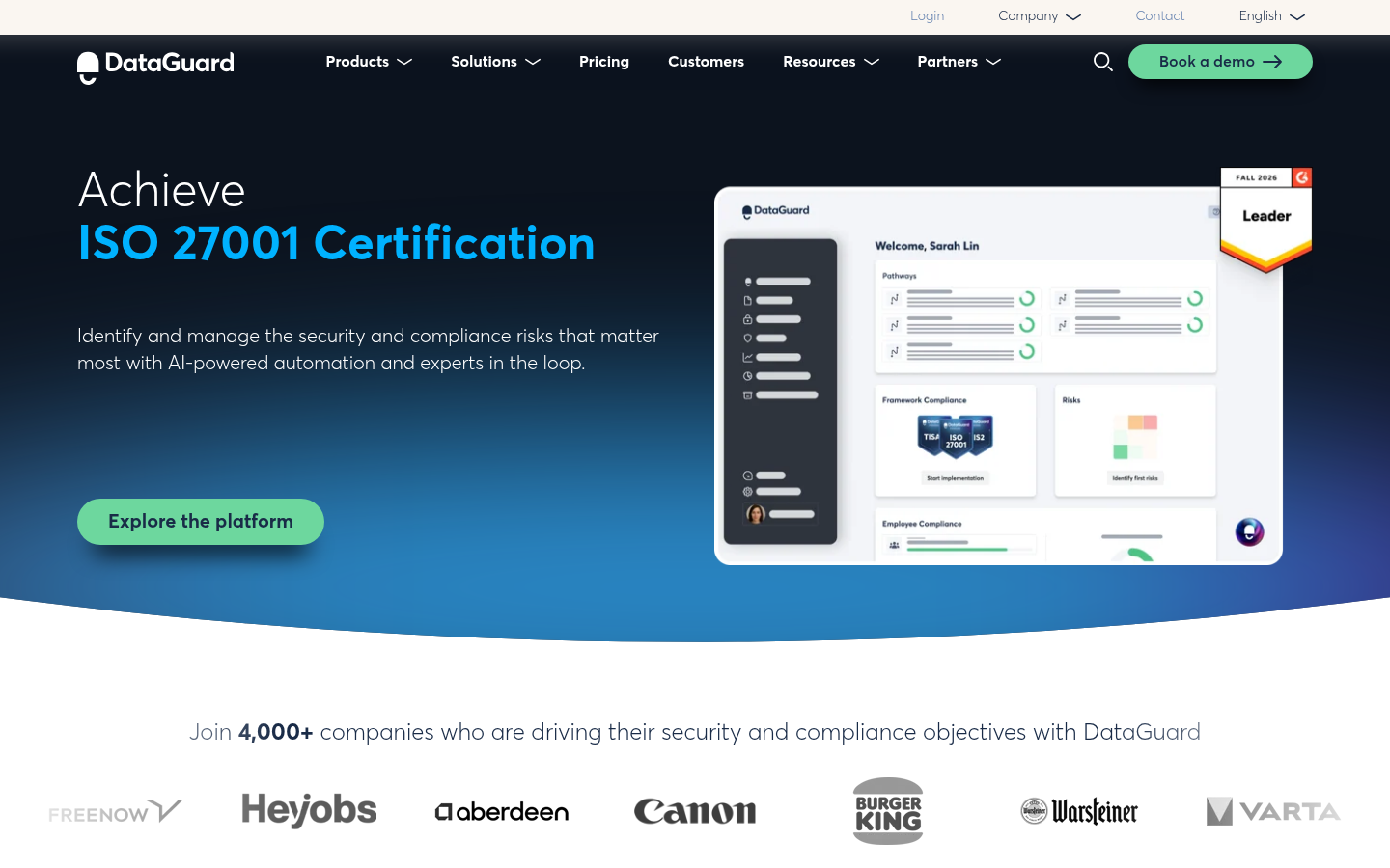 Homepage of the website, as captured