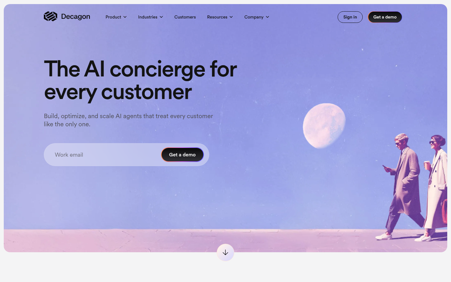 Homepage of the website, as captured