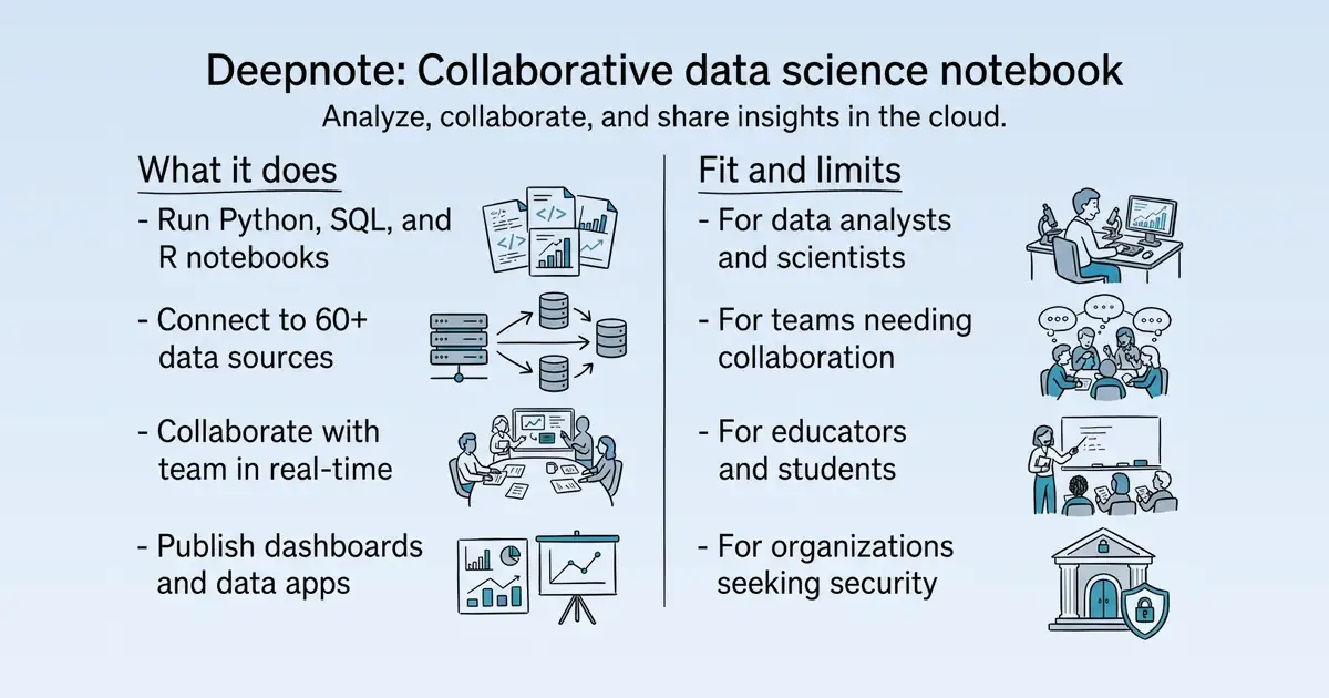 Deepnote at a glance