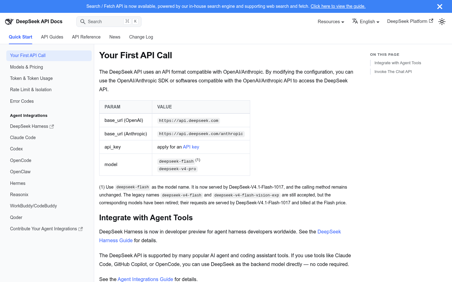 Homepage of the website, as captured