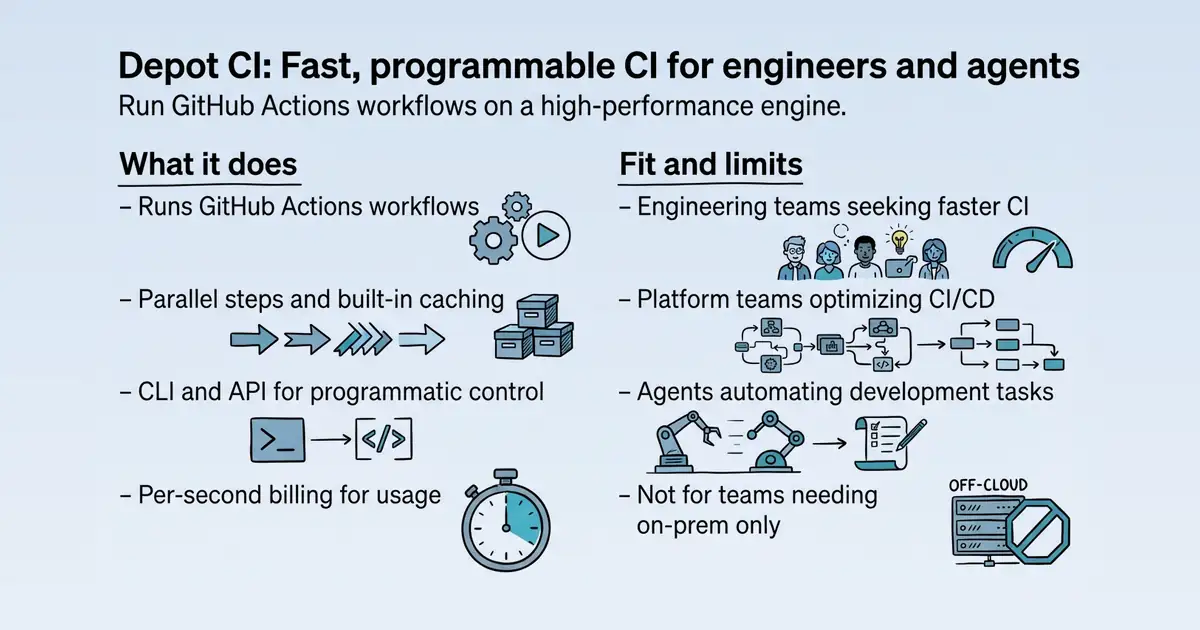 Depot CI at a glance