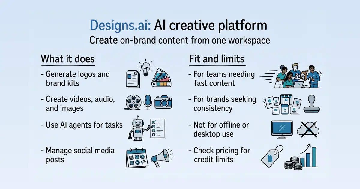 Designs.ai at a glance