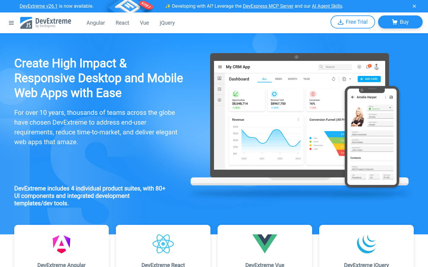 Homepage of the website, as captured