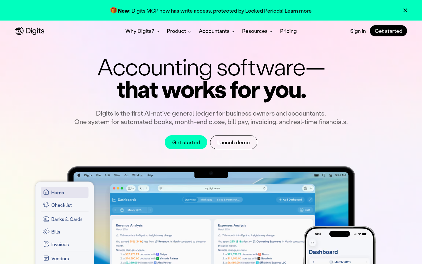 Homepage of the website, as captured