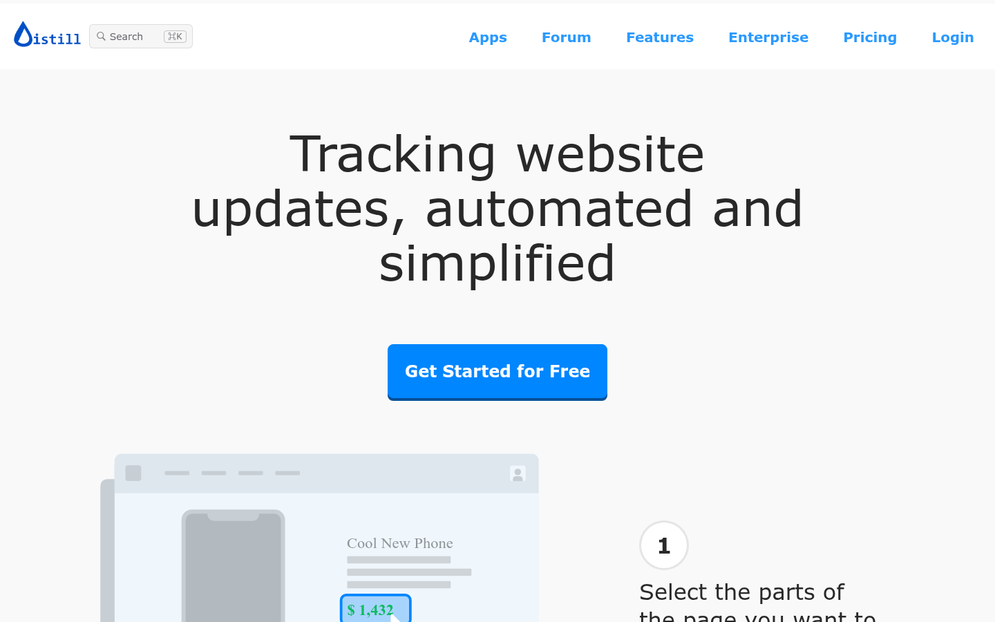Homepage of the website, as captured