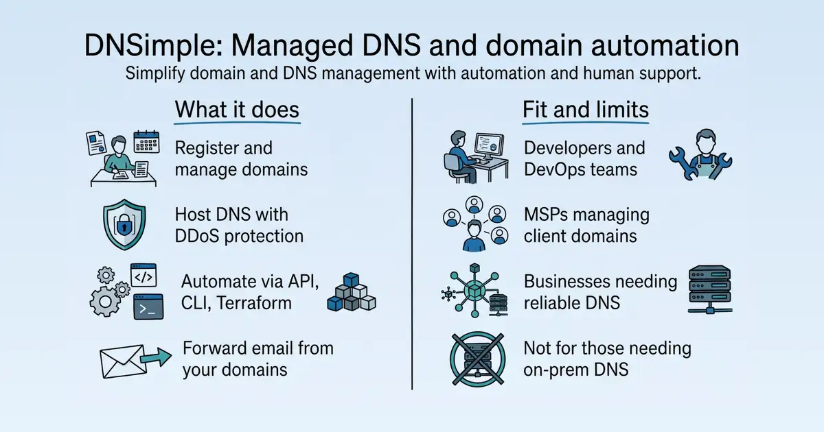 DNSimple at a glance
