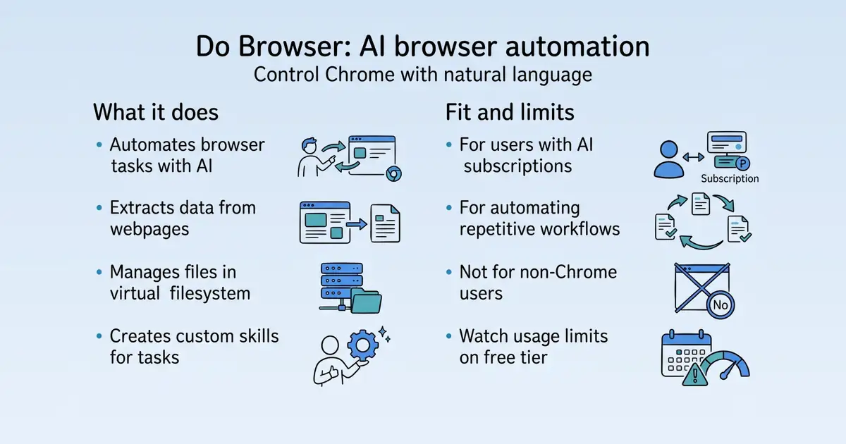 Do Browser at a glance