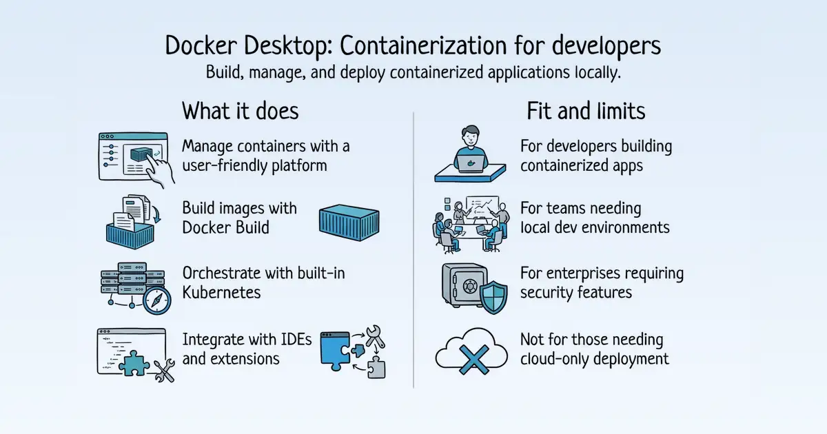 Docker Desktop at a glance