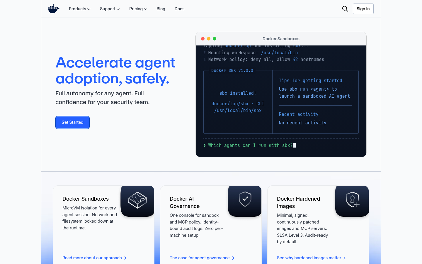 Homepage of the website, as captured