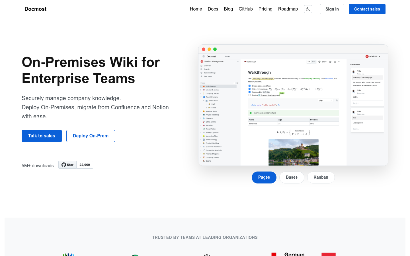 Homepage of the website, as captured