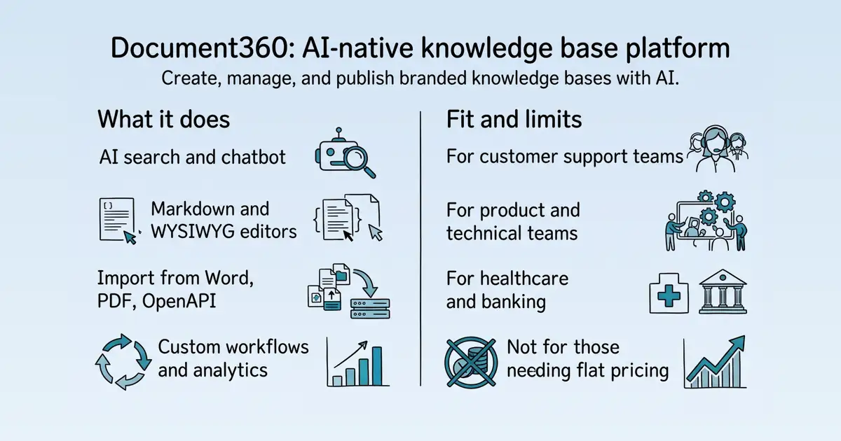 Document360 at a glance