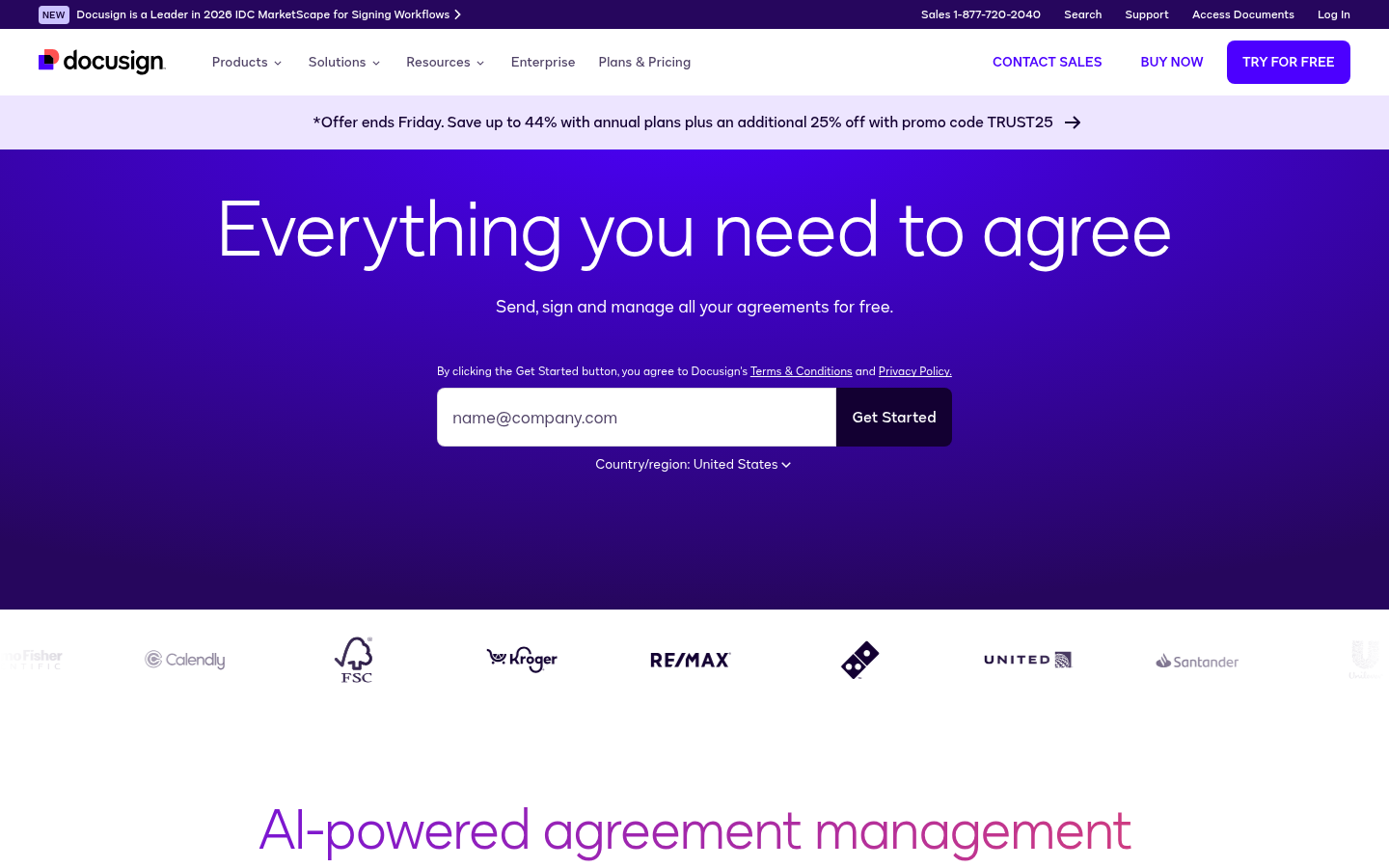 Homepage of the website, as captured