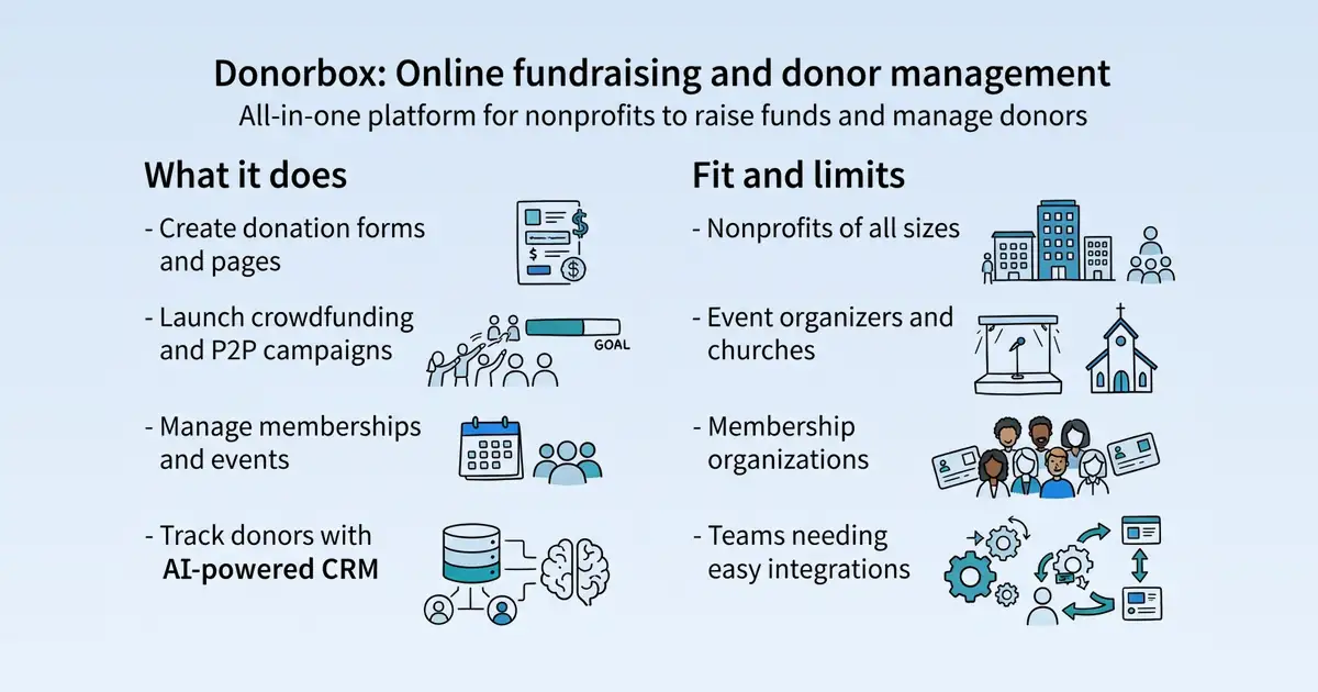 Donorbox at a glance