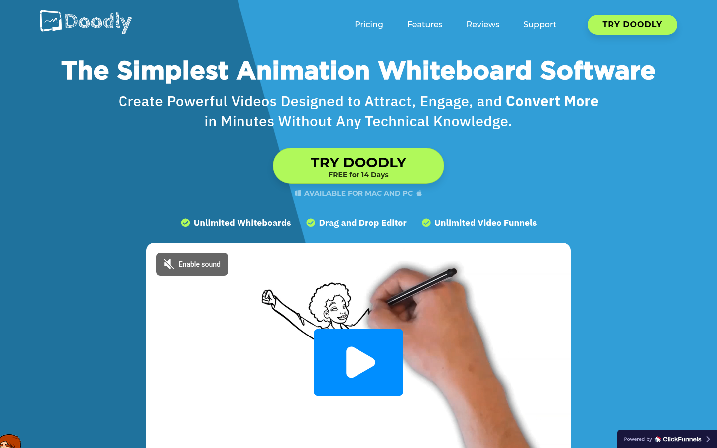 Homepage of the website, as captured