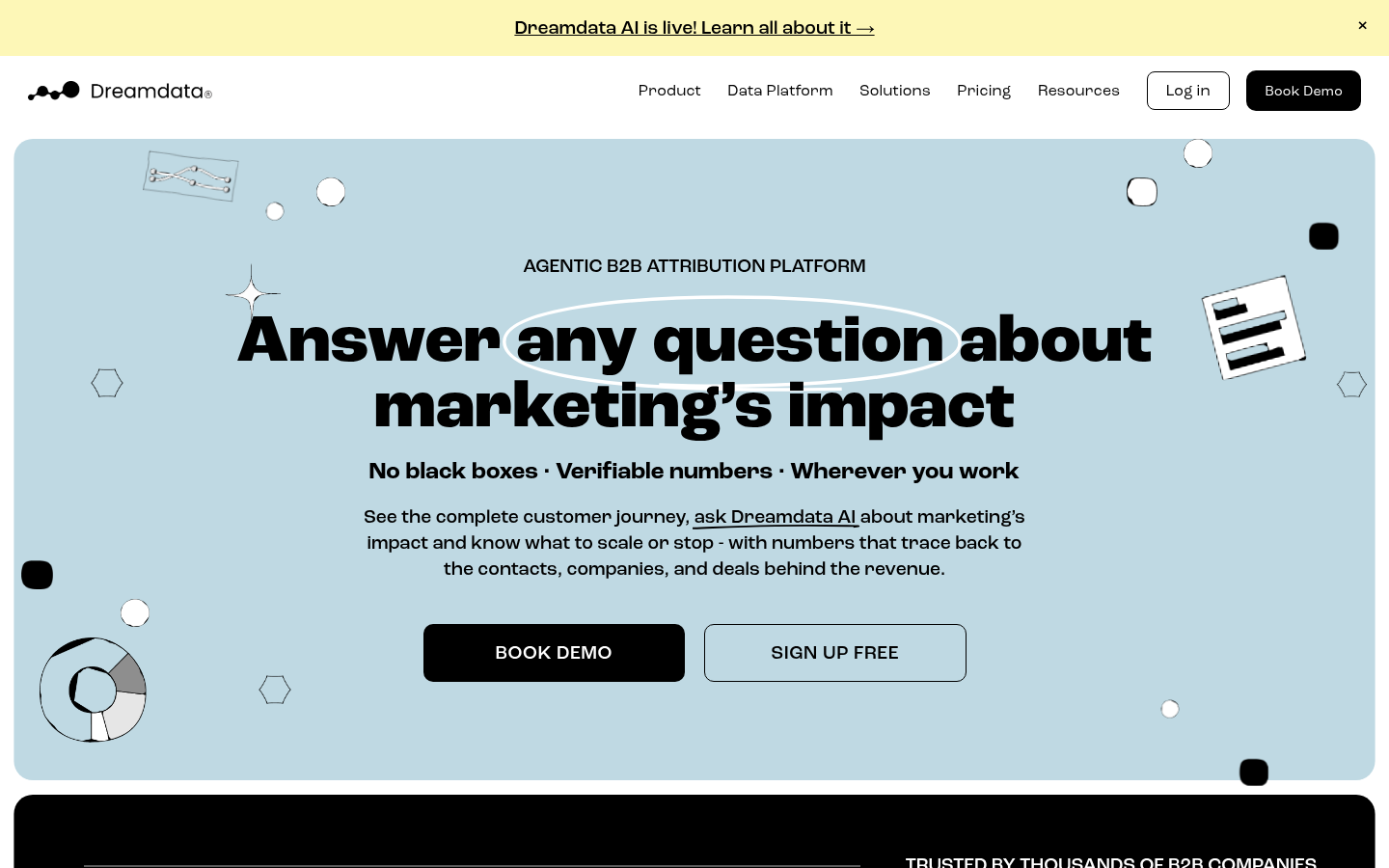Homepage of the website, as captured