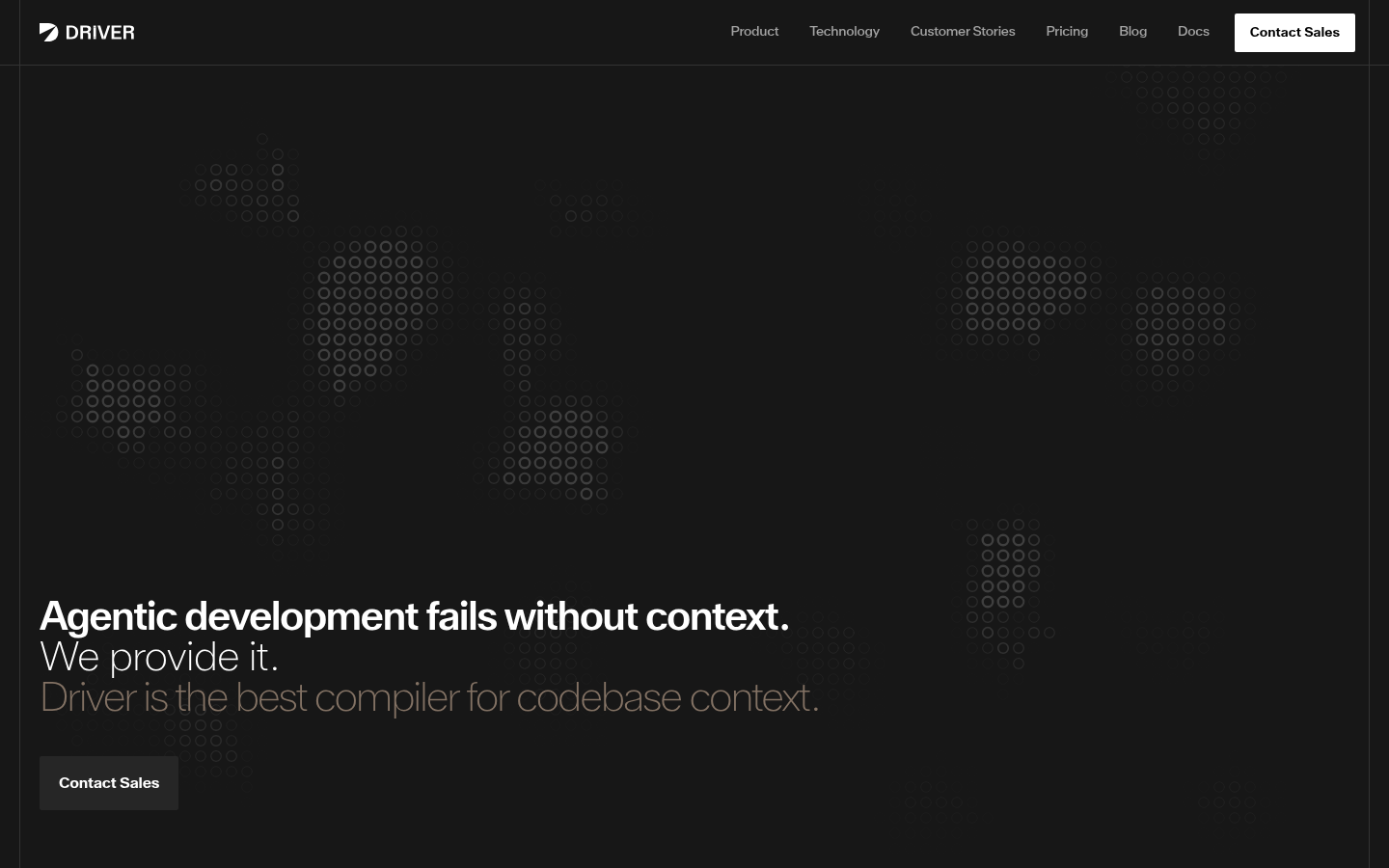 Homepage of the website, as captured