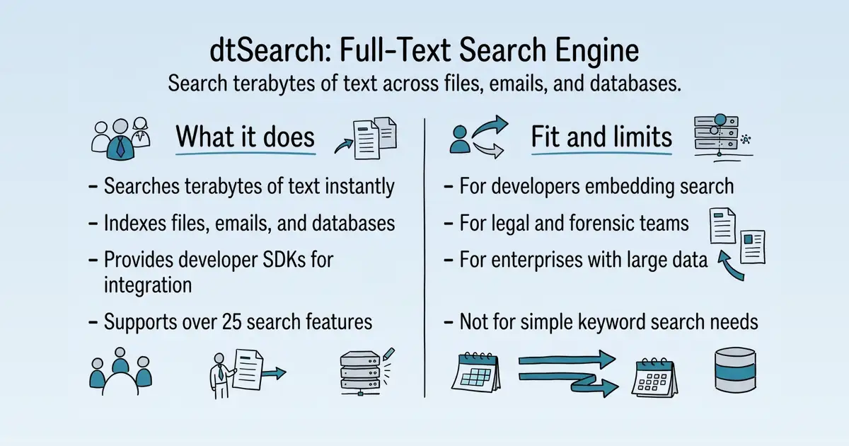 dtSearch at a glance