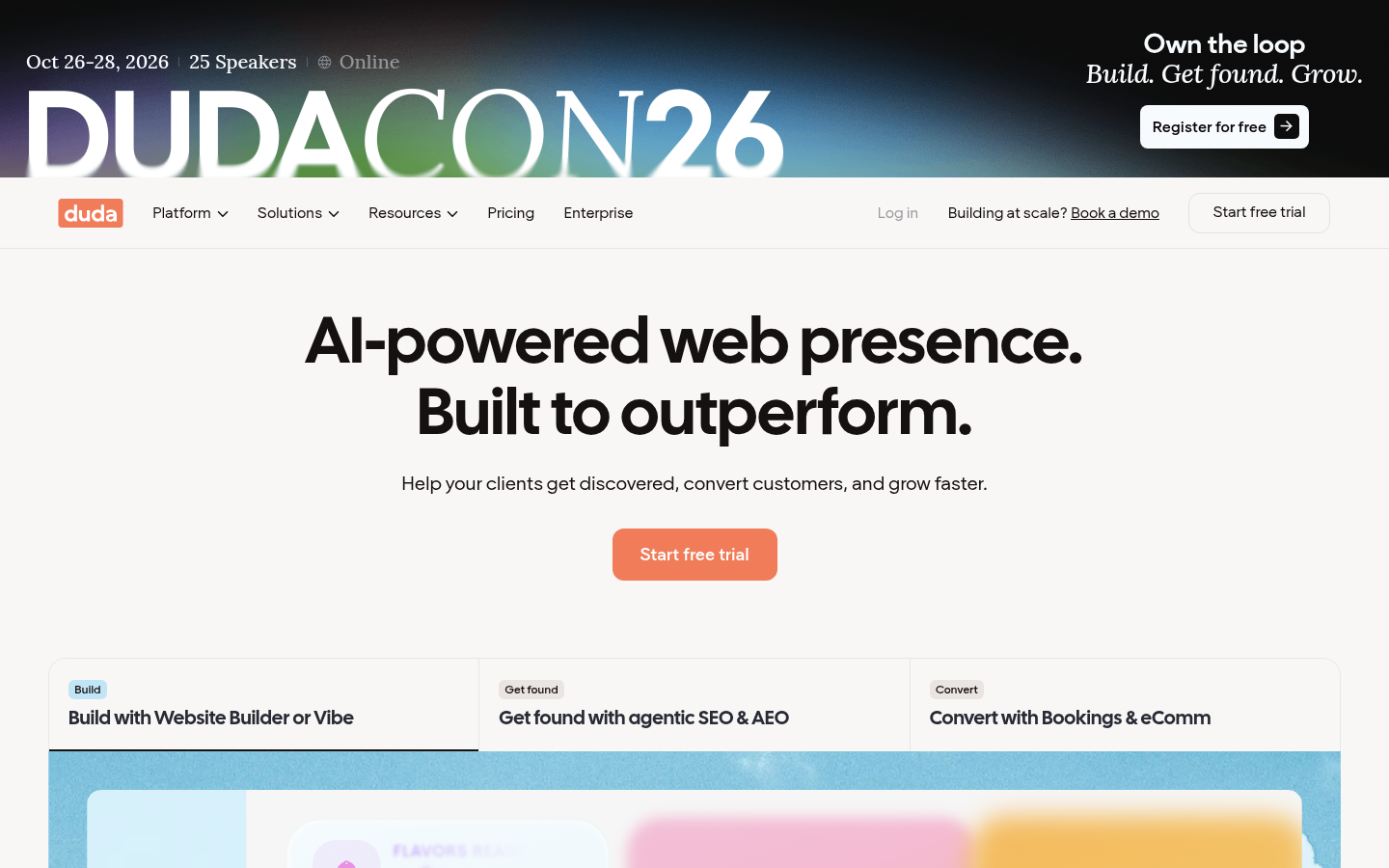 Homepage of the website, as captured