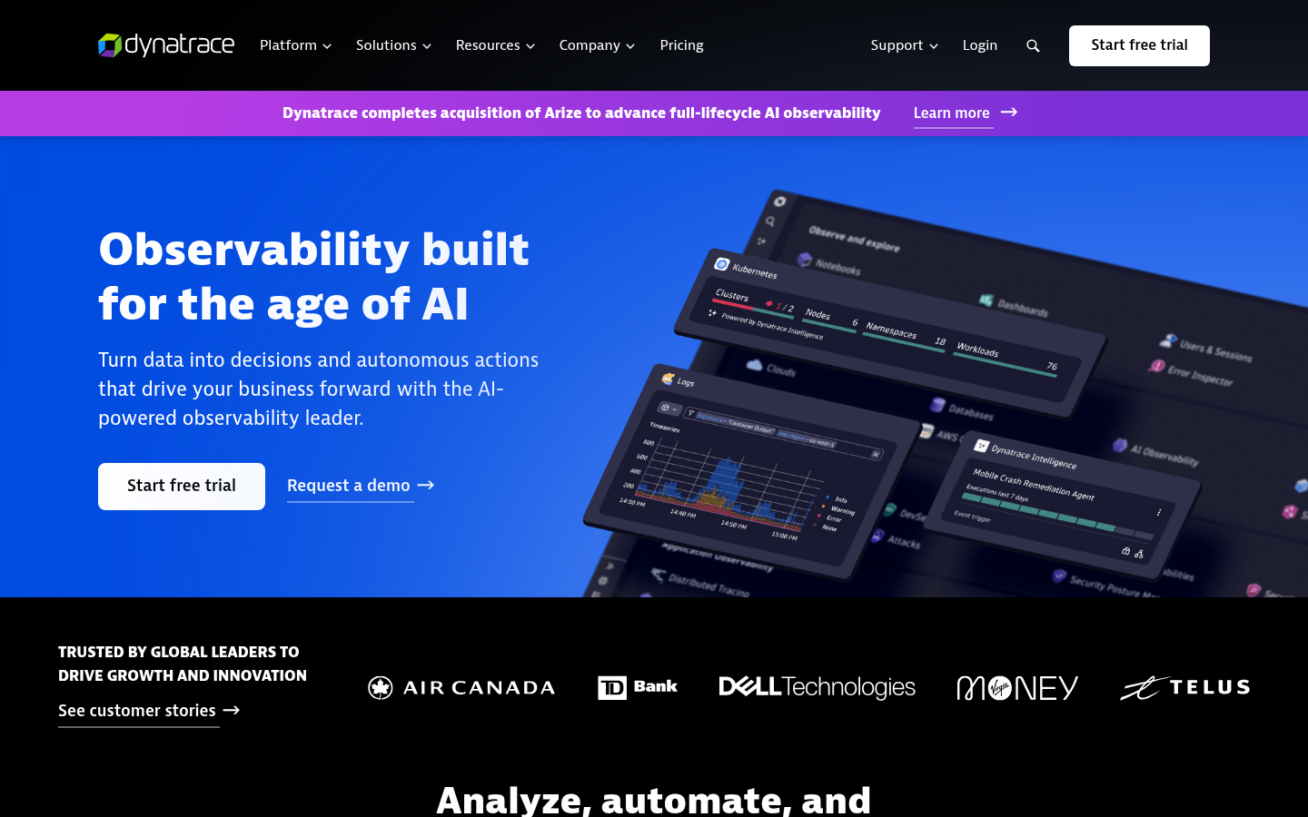 Homepage of the website, as captured