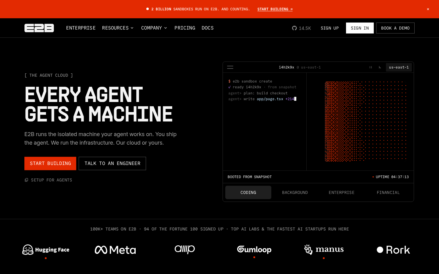 Homepage of the website, as captured
