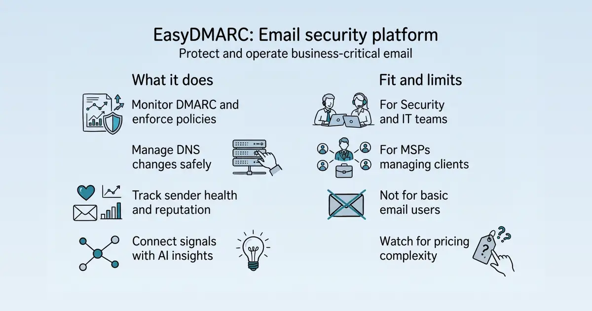 EasyDMARC at a glance