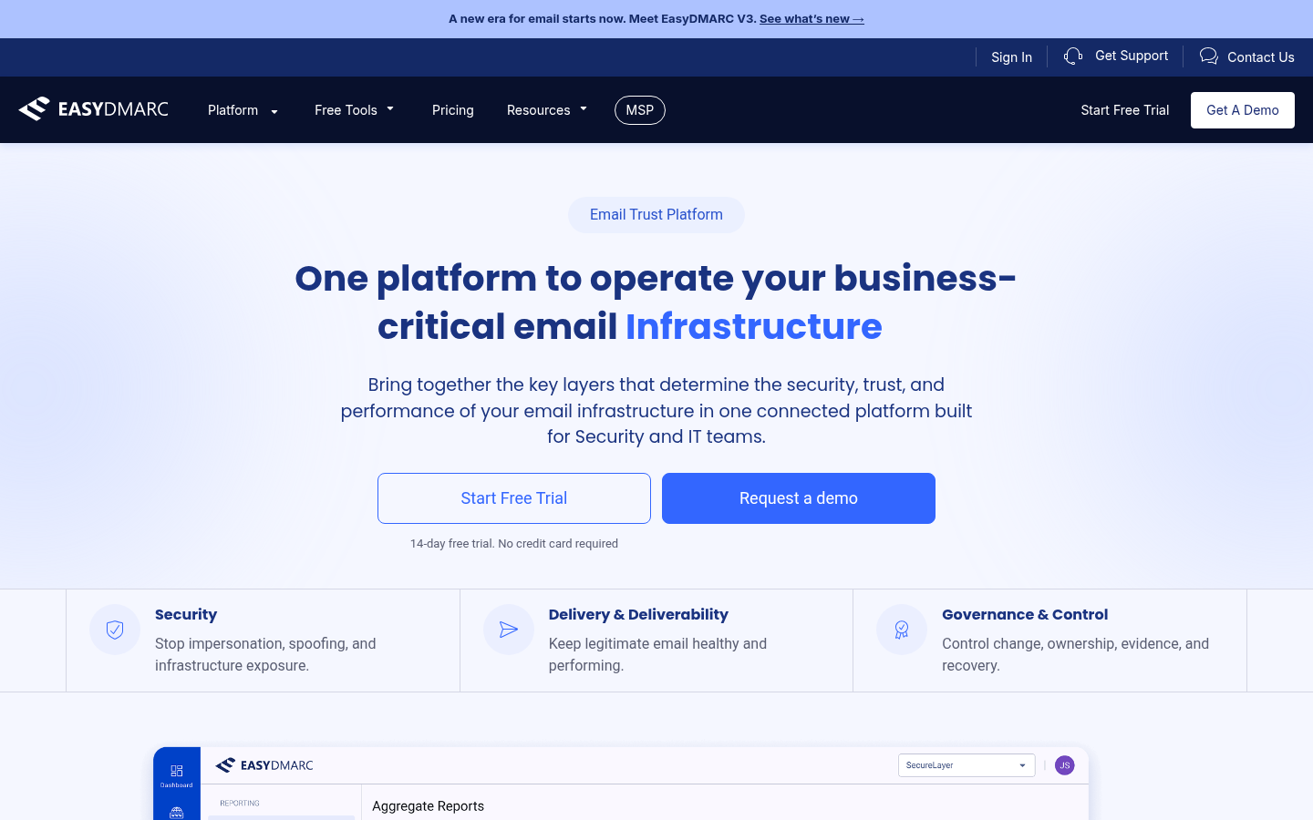 Homepage of the website, as captured