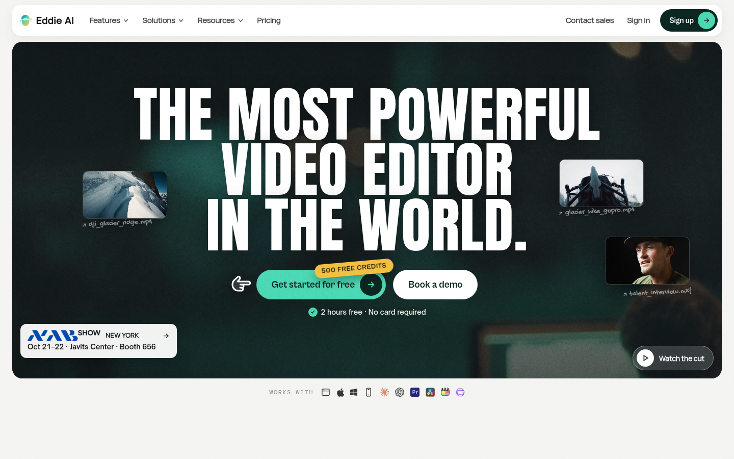 Homepage of the website, as captured