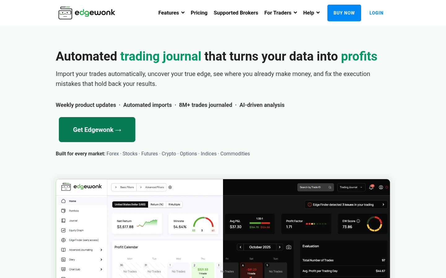 Homepage of the website, as captured