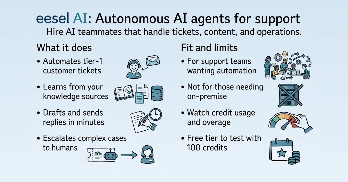 eesel AI at a glance