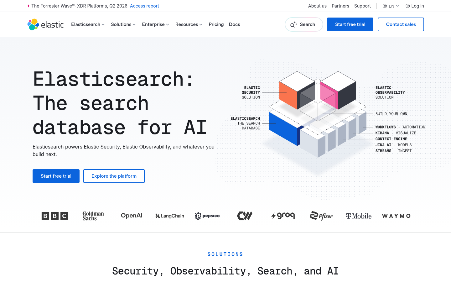 Homepage of the website, as captured